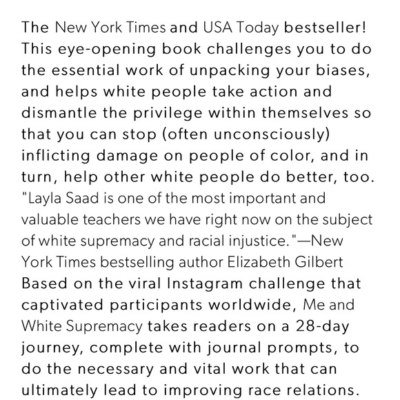 Book: Me and White Supremacy by Layla F. Saad - Picture 8 of 12